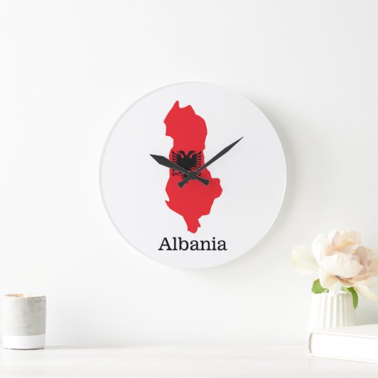 Vlaggen en landen Albanië Grote Klok (Huis)