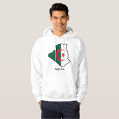 Vlaggen en landen Algerije Hoodie (Voorkant volledig)