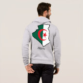 Vlaggen en landen Algerije Hoodie (Achterkant volledig)