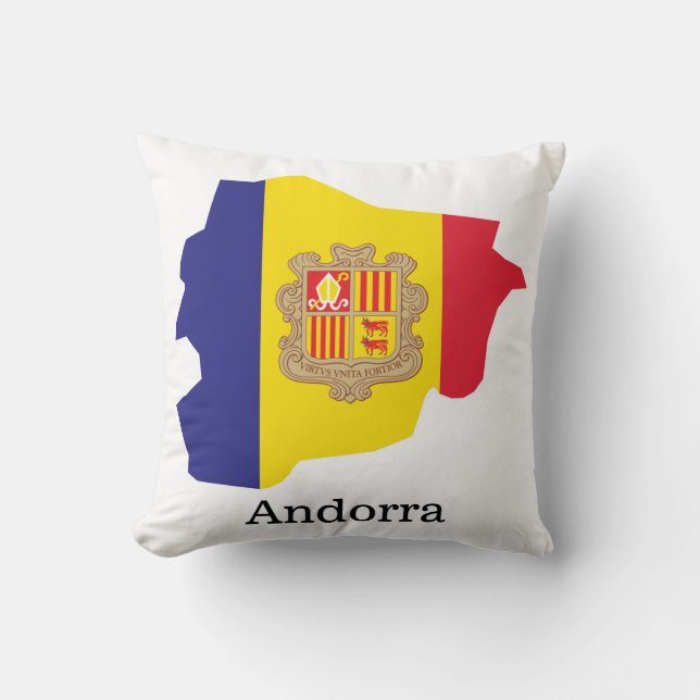Vlaggen en landen Andorra Kussen (Voorkant)