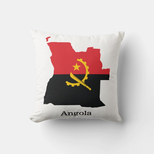 Vlaggen en landen Angola Kussen (Voorkant)