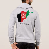 Vlaggen en landen in Afghanistan Hoodie (Achterkant)