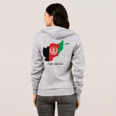 Vlaggen en landen in Afghanistan Hoodie (Achterkant volledig)