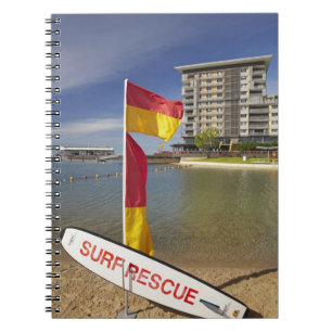 Vlaggen en surf reddingsbord notitieboek