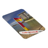 Vlaggen en surf reddingsplank magneet (Rechterzijde)