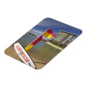 Vlaggen en surf reddingsplank magneet (Linkerzijde)