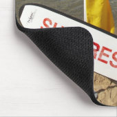 Vlaggen en surf reddingsplank muismat (Hoek)
