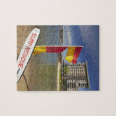 Vlaggen en surven legpuzzel (Horizontaal)