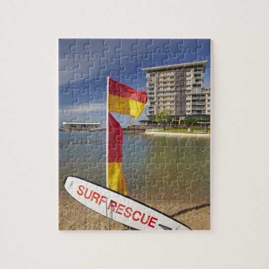 Vlaggen en surven legpuzzel (Verticaal)