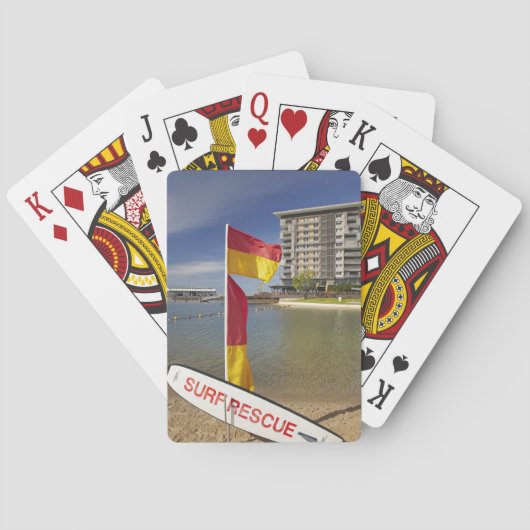 Vlaggen en surven speelkaarten (Achterkant)