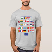 Vlaggen EU-landen T-shirt (Voorkant)