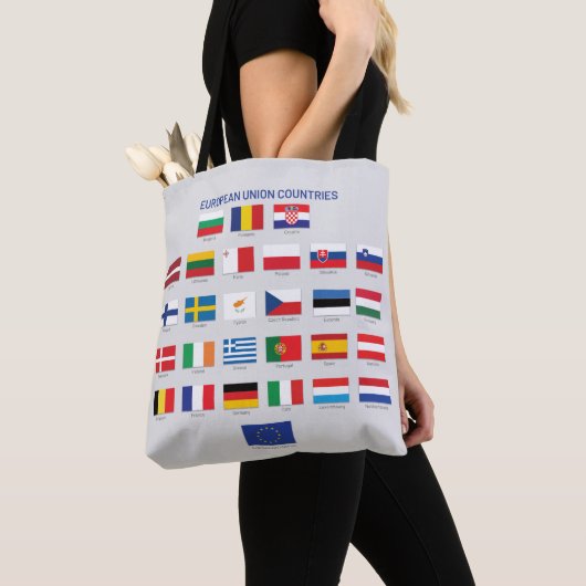 Vlaggen EU-landen Tote Bag (Dichtbij)
