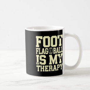 Vlaggen Football Therapie Grappige Quote Speler Co Koffiemok