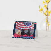 Vlaggen Guard Note Kaart (Gele Bloem)