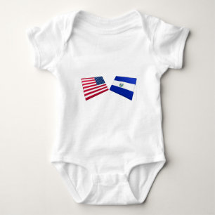 Vlaggen in de VS en El Salvador Romper