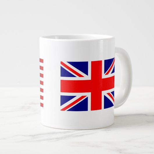 Vlaggen in het Verenigd Koninkrijk en de Verenigde Grote Koffiekop (Voorkant rechts)