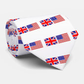 Vlaggen in het Verenigd Koninkrijk en de Verenigde Stropdas (Opgerold)
