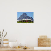 Vlaggen, Logan Pass, Clements Mountain, Montana Poster (Keuken)