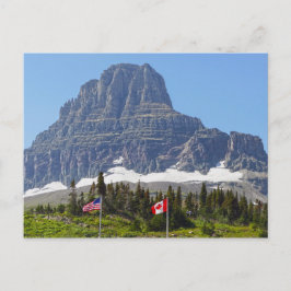 Vlaggen, Logan Pass, Glacier National Park Briefkaart