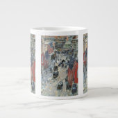 Vlaggen op 57th Street door Frederick Childe Hassa Grote Koffiekop (Voorkant)