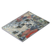 Vlaggen op 57th Street door Frederick Childe Hassa Notitieboek (Linkerzijde)