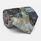 Vlaggen op 57th Street door Frederick Childe Hassa Stropdas (Opgerold)