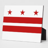 Vlaggen Plaque Washington DC-staat Fotoplaat (Zijkant)