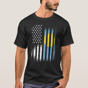 Vlaggen S.A. van de Amerikaanse patriot T-shirt