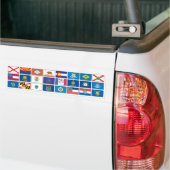 Vlaggen Serie - #1 Bumpersticker (Op Truck)