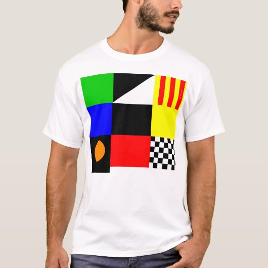 Vlaggen T-shirt (Voorkant)