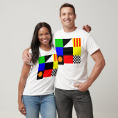 Vlaggen T-shirt (Unisex)