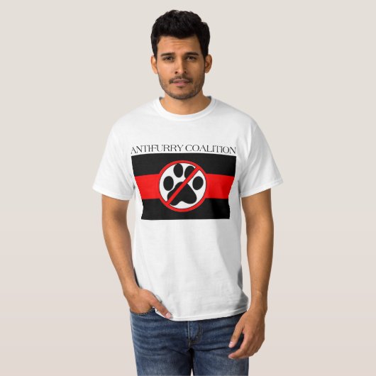 vlaggen tegen drijfmest t-shirt (Voorkant volledig)
