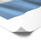 vlaggen van Argentinië en Mendoza Poster (Hoek)