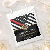 Vlaggen van brandweermannen Rood lijnvliegen Bedankzakje (Geknipt)