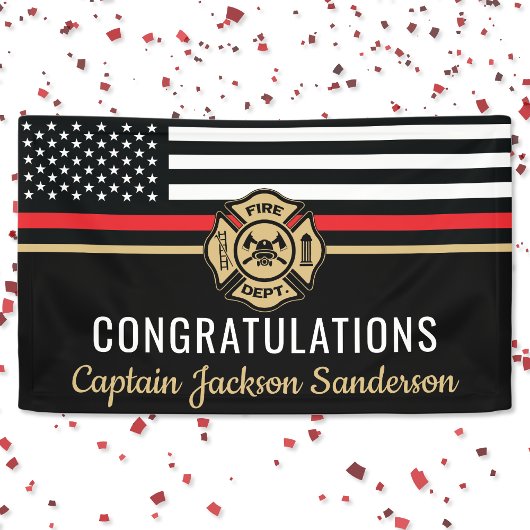 Vlaggen van brandweermannen Rood lijnvliegen Spandoek