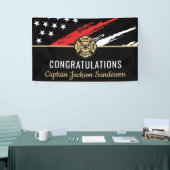 Vlaggen van brandweermannen Rood lijnvliegen Spandoek (Beurs)