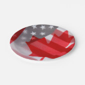 vlaggen van Canada en Amerika Papieren Bordje (Gekanteld)