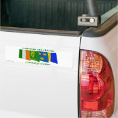 Vlaggen van County Clare Bumpersticker (Op Truck)