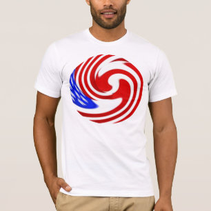 Vlaggen van de draaikolk t-shirt