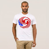 Vlaggen van de draaikolk t-shirt (Voorkant volledig)