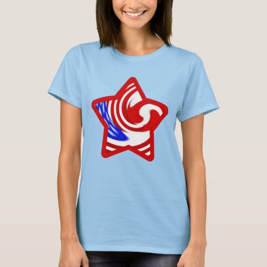 Vlaggen van de draaikolk t-shirt (Voorkant)