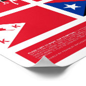 Vlaggen van de Filipijnse revolutie - klein Poster (Hoek)