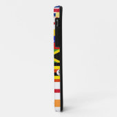 Vlaggen van de internationale collage Case-Mate iPhone case (Achterkant/links)