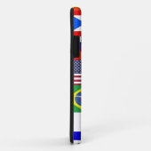 Vlaggen van de internationale collage Case-Mate iPhone case (Achterkant/rechts)