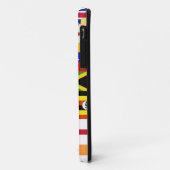 Vlaggen van de internationale collage Case-Mate iPhone case (Achterkant/links)