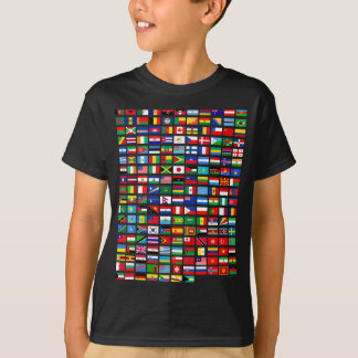 Vlaggen van de landen van de wereld Graphic Cool T-shirt