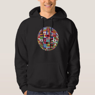 vlaggen van de landen van de wereld hoodie