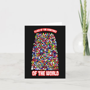 Vlaggen van de landen van de wereld Internationaal Kaart