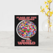 vlaggen van de landen van de wereld kaart (Gele Bloem)