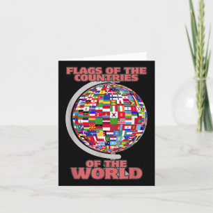 vlaggen van de landen van de wereld kaart
